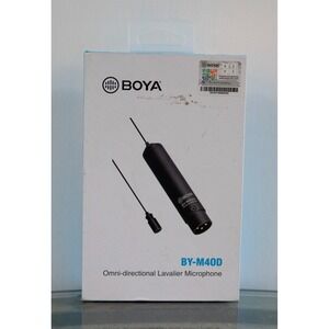 BOYA BY-M40D Omni-directional Lavalier Microphone - Open Box